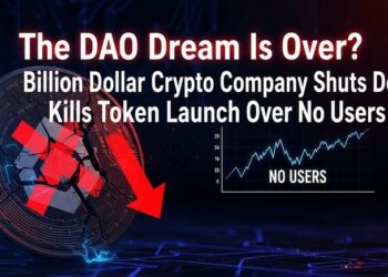 dao dream over crypto company shuts down kills token launch no users thumbnail