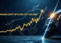 spot bitcoin etf volume surpasses 2 4 billion blackrock fidelity thumbnail