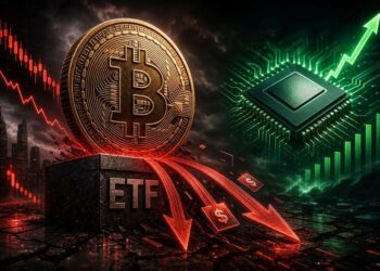 bitcoin etfs 1 25 billion outflows memory chip etf wall street attention thumbnail