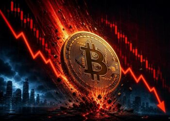 bitcoin falls below 77000 thumbnail