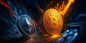 ether one year low vs bitcoin exchange inflows rise thumbnail
