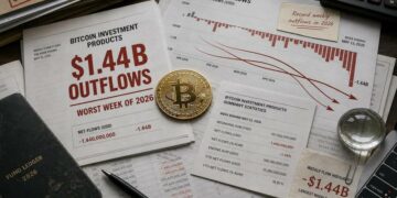 bitcoin investment products 1 44 billion outflows worst week 2026 thumbnail 3