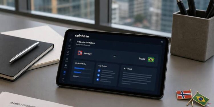 coinbase ai said norway beat brazil before kickoff thumbnail