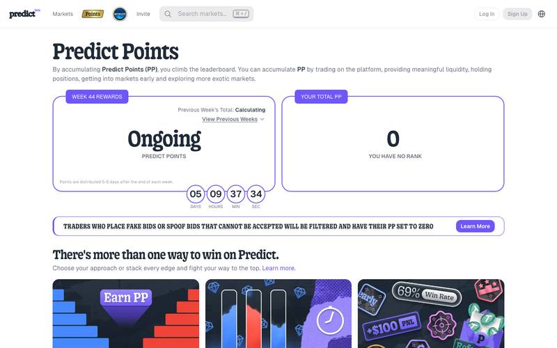 Predict Points Dashboard